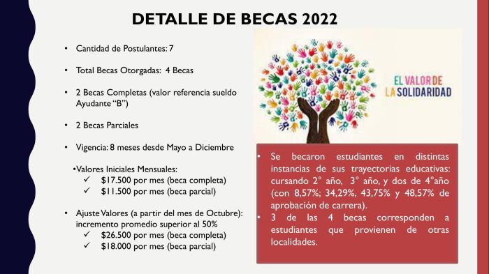 Detalle de Becas Detalle de Becas